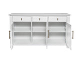 Cabinet with storage, for living and dining room entrance, large size, 3 doors and 3 drawers,white N780P295774K