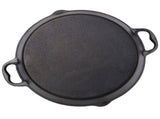 17inch Pre-Seasoned Cast Iron Skillet, Cast Iron Pan,Dual Assist Handles,Use for Grill, Stovetop, 45193451
