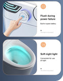 ZUN Smart Toilet with Bidet Built-in, Auto Dual Flush, Auto Open & Close Bidet Toilet with Heated Seat, W2894P199872