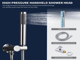 Shower System Shower Faucet Combo Set Wall Mounted with 10" Rainfall Shower Head and handheld shower 68072436