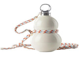 Gourd Shape Insulated Tumbler with Straw 520ml Travel thermos beige 59369209
