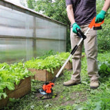 Cordless Wheeled Grass Trimmer - 800W Pure Copper Motor , 2x21V 3000mAh Batteries , 3 53629530