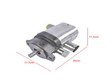 Aluminum Hydraulic Log Splitter Pump 22GPM 2-Stage Gear Pump, HI/LO Gear Pump, Wood Splitter Pump 39191570