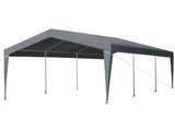 12X20FT Carport Car Port Canopy Grey without Sidewalls 70083042