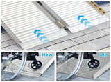 6' Multi-folding Aluminum Wheelchair Loading Ramp portable foot 5 7 Scooter 78218505