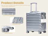 28" Large Suitcase, ABS Hardshell, Upgraded Crack-Resistant Iron Handle, Combination Lock, 360&deg W2787P536189