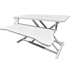 32 Inch Desk Converter, Height Adjustable Sit to Stand Riser, Dual Monitor and Laptop Workstation 64781257