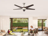 52" Ceiling Fan with Lights Quiet DC Motor Ceiling Fans 6 Speed Levels,Reversible Ceiling Fan, for W3596P443067