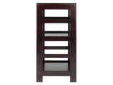2-Section Open Shelf, Espresso Finish 21431465
