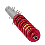 ZUN Street Suspension Coilover Kit fit for VW MK4 GOLF / GTI / JETTA / NEW BEETLE - Red 1999-2004 05971293