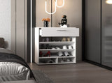 Shoe Rack, 1 Door, 4 Legs, 5 Shelves B097P296824