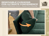 U-Shaped Convertible Sectional Sofa with 2 Chaise Lounges, 4-Seater Modular Couch with Removable & 13591689