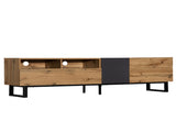 Modern TV Stand for 80'' TV Double Storage Space, Media Console Table, Entertainment Center WF303474AAQ