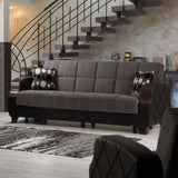 PrimeNest Marabella Collection Upholstered Convertible Sofabed with Storage B030P305102