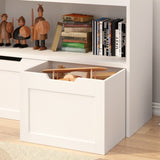 Book Organizer, toy Storage Cabinet Organizer, White 10467721