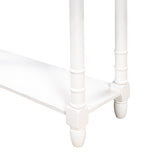 Console Table Sofa Table Easy Assembly with Two Storage Drawers and Bottom Shelf for Living Room, 85312025