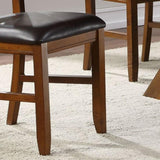 Espresso and Walnut Side Chair with X-Shape Back B062P209225