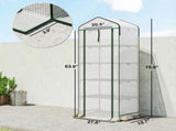 Garden Bed with Mini Greenhouse 47904104