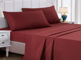 Bed Sheets 4-Piece Set OEKO-TEX Certified Bedding with Fitted Sheet, Flat Sheet & Pillowcases 60295890