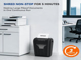 8-Sheet Paper Shredder for Home, Quiet Cross Cut Shredders, P-4 Ultra Security, 4 Gal Bin, Shred 59244241