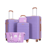 5-Piece Set ,Hard Case Spinner Wheels ABS Luggage Sets W284P208607