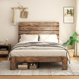 Bed Frame Queen Size, Wood Platform Bed Frame , Noise Free,No Box Spring Needed and Easy Assembly 28474342