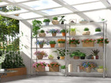 5-layer double row, freely adjustable layer spacing, with adjustable feet, display stand, iron, 92052548