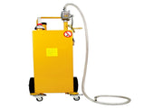 30 Gallon Gas Caddy Tank Storage Drum Gasoline Diesel Fuel Transfer with universal wheel Bright 68069886