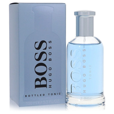 Boss Bottled Tonic by Hugo Boss Eau De Toilette Spray 3.3 oz for Men FX-537035