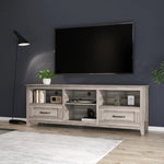 ZUN 70.08 Inch Length TV Stand for Living Room and Bedroom, with 2 Drawers and 4 High-Capacity Storage 31749468