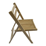 Furniture Slatted Wood Folding Special Event Chair - Wood, Set of 4, FOLDING CHAIR, FOLDABLE STYLE 51286752