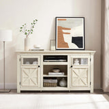 2 Doors Cabinet Farmhouse Cabinet, Farmhouse TV Stand Barn Design,Modern Farmhouse TV Media Stand, W1758P199934