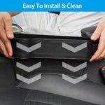 ZUN 2Pcs Car Console Side Organizer Car Seat Gap Storage Box Pocket Organizer Seat Gap Filler Catch 11916673