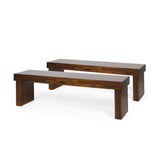 ZUN Solid Wood Bench 55145.00MAH