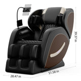 ZUN Massage Chair Recliner with Zero Gravity with Full Body Air Pressure W1875P224680