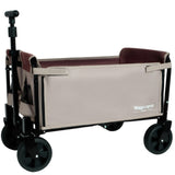 All-in-One Convertible Folding Camping Wagon Cart Bench Seat, Storage Compartment & Included Dog W2932P312715