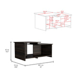Wema 3 Coffee Table, Lower Open Shelf -Espresso B20092119