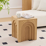 15.74'' Square Side Table Small Coffee Table Accent Table Bedside Table for Living Room W876P245157