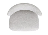 Locke 26.5" Modern Upholstered Counter Stool with Wood Frame, Salt & Pepper Boucle B2719P238400