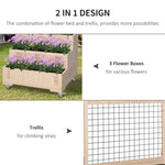 ZUN Wooden Planter、Flower shelf,Wood Planter Box 89585455