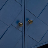 U_Style Versatile console table with Woven Wood Slats and Solid Wood Veneer,Suitable for Entryway, N711P269058V