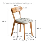 Dining Wooden FAS Grade Oak Natural Wood Made in North America 100% Dirt-free Wood Solid W1283P256522