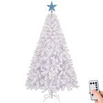 ZUN 6 FT Pre-lit Artificial Christmas Tree, Xmas Tree Hinged Branches with 300 Cold/Pink/Warm 28553387