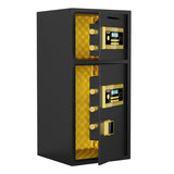Large Double-door Coin-operated Safe,Digital Security Safe with Fireproof and Waterproof Bag,5.0 W1779P180734