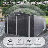 Spacious Outdoor Storage Shed This 13x20FT outdoor storage shedfers a generous 250 square feet W2556P211250