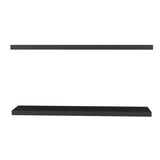 Greer Floating Shelf in Melamine x2, Black B128P245003