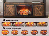23 inch Infrared heating electric fireplace insert, log set & realistic flame, remote control W1769P263642