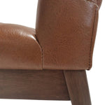 ZUN Upholstered Dining Chairs With Rubber Legs ,Light Brown 73471.00PUCOGN