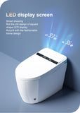 ZUN Smart Toilet with Bidet Built-in, Auto Dual Flush, Auto Open & Close Bidet Toilet with Heated Seat, W2894P199872