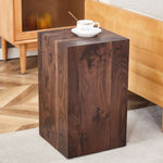 ZUN 12x12x20 Inch Walnut Wood Grain MDF Coffee Table - Luxurious Design, Perfect Living Room W1151P231612